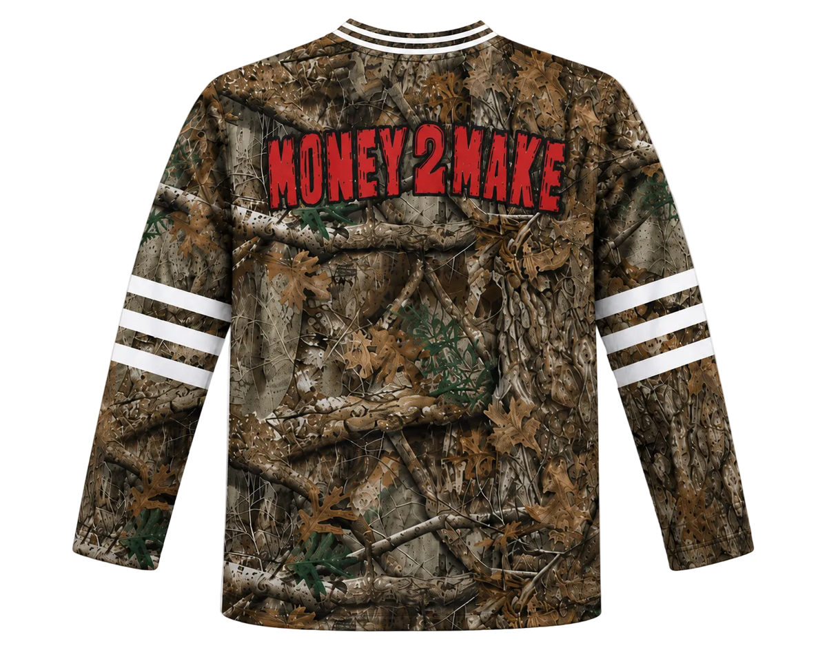 Money2Make “Built Different” Camo Hockey Jersey